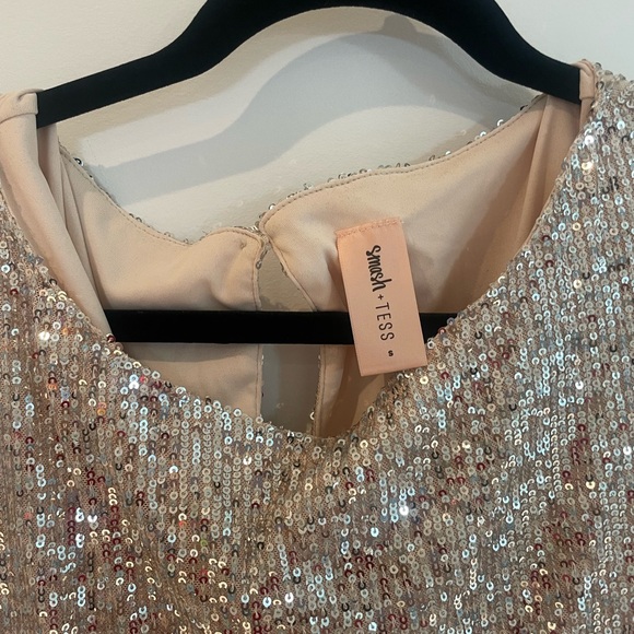 Beautiful Smash & Tess forever frosted sparkle midi dress - size small - Picture 3 of 5